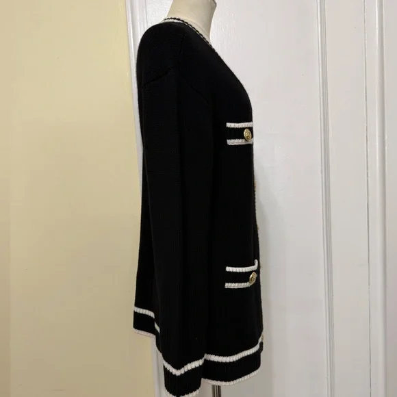 Alice + Olivia
Bradford Tipped Cardigan - Picture 9 of 12